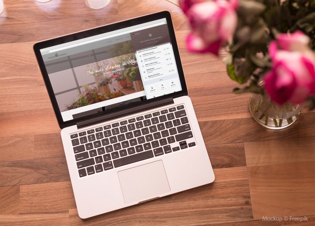 Blumehaus am Pfaffenteich Website Barrierefrei